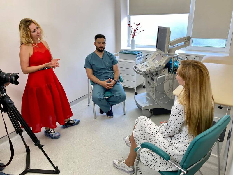 Съемки ТВ проекта «Медэкспертиза» в клинике Lancet clinic & lab